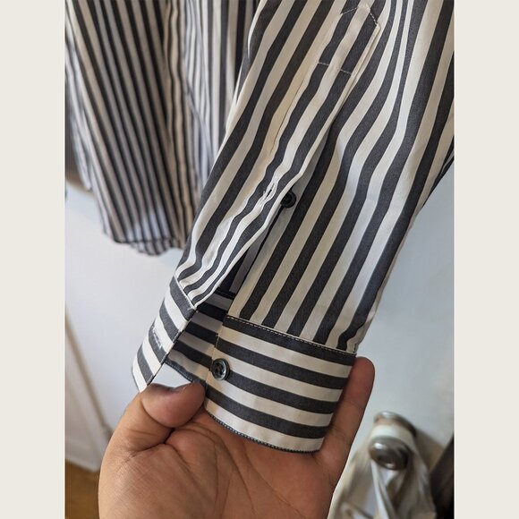 PHILIPPE DUBUC - Striped shirt - Sz 2 - Picture 5 of 10